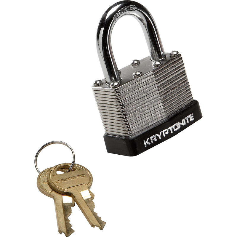 Load image into Gallery viewer, Kryptonite hangslot padlock 8 x 3 cm staal zilver zwart
