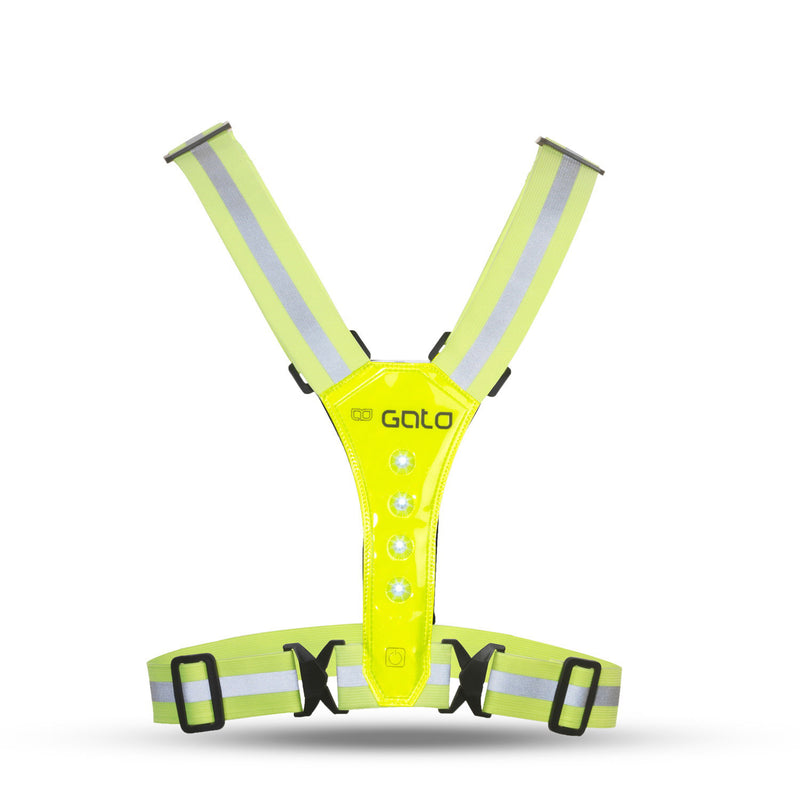 Load image into Gallery viewer, Outwet Safer sport led vest neon yellow one size
