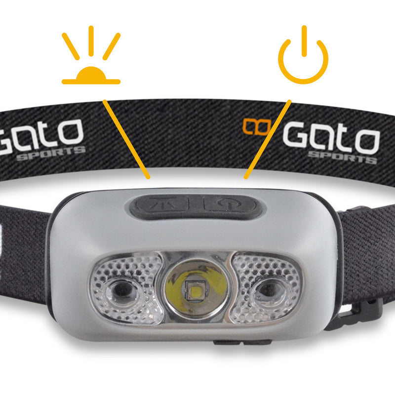 Load image into Gallery viewer, hoofd- helmlamp USB grijs one-size
