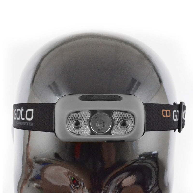 Load image into Gallery viewer, hoofd- helmlamp USB grijs one-size
