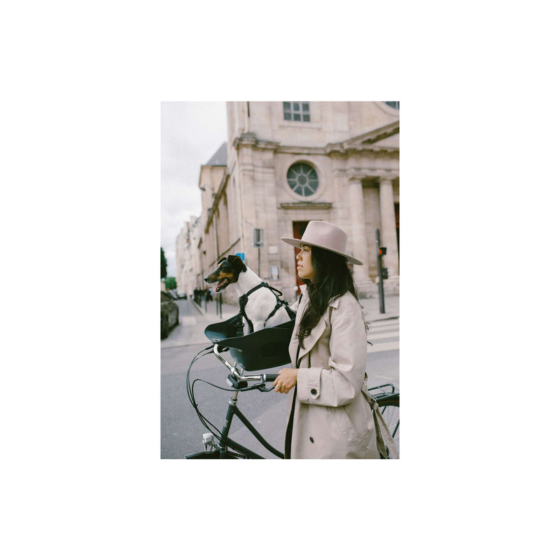 Load image into Gallery viewer, Kvisp hondenmand met harnas s midnight gray
