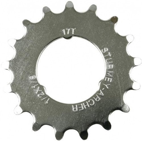 Load image into Gallery viewer, Sturmey-archer europa n.v. tandwiel sturmey archer 17t - 1 8 vlak model - chroom
