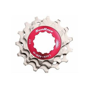 Sturmey-archer europa n.v. sunrace sluitring met kransjes 11v 11 13 15t zilver