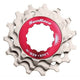 Sturmey-archer europa n.v. sunrace sluitring met kransjes 12v 11 13 15t zilver