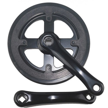 Hulzebos cycle parts b.v. lasco crankset 32t 140mm dubbele beschermrand zwart