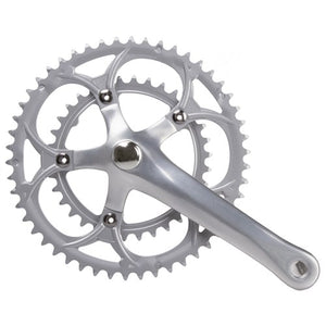 M-wave crankstel race dubbel 52 42t alu 9v (110mm)