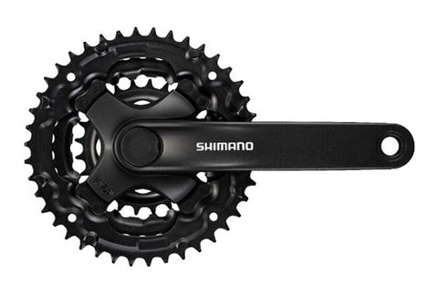 Shimano crankset tourney ty501 6/7/8s 42x34x24t 175mm black