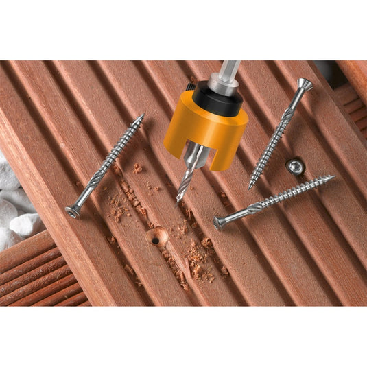 KWB KWB Hss-M2 Hardhoutboor met verstelbare dieptestop en