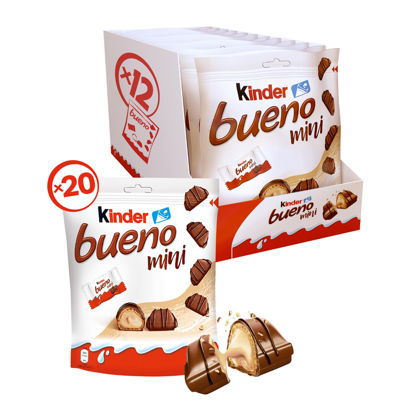 Kinder bueno mini t20 stazak (12x 108gr)