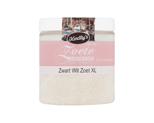 Kindly's zwart wit zoet jumbo potje (12 stuks)