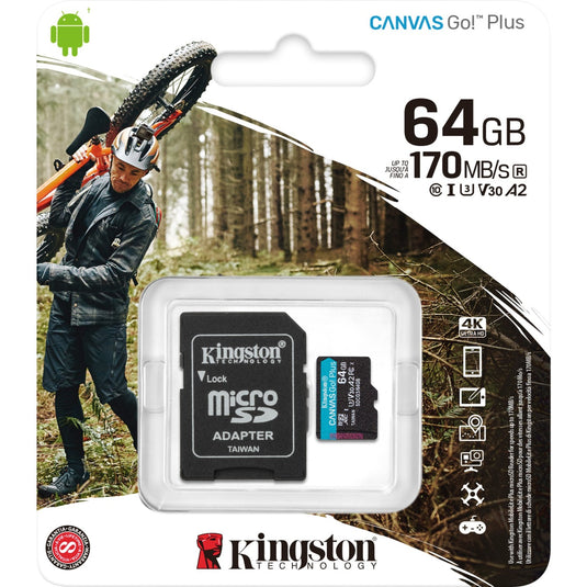Kingston Canvas Go! Plus microSD 64 GB