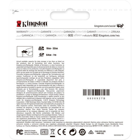 Kingston Canvas Select Plus 256 GB SDXC
