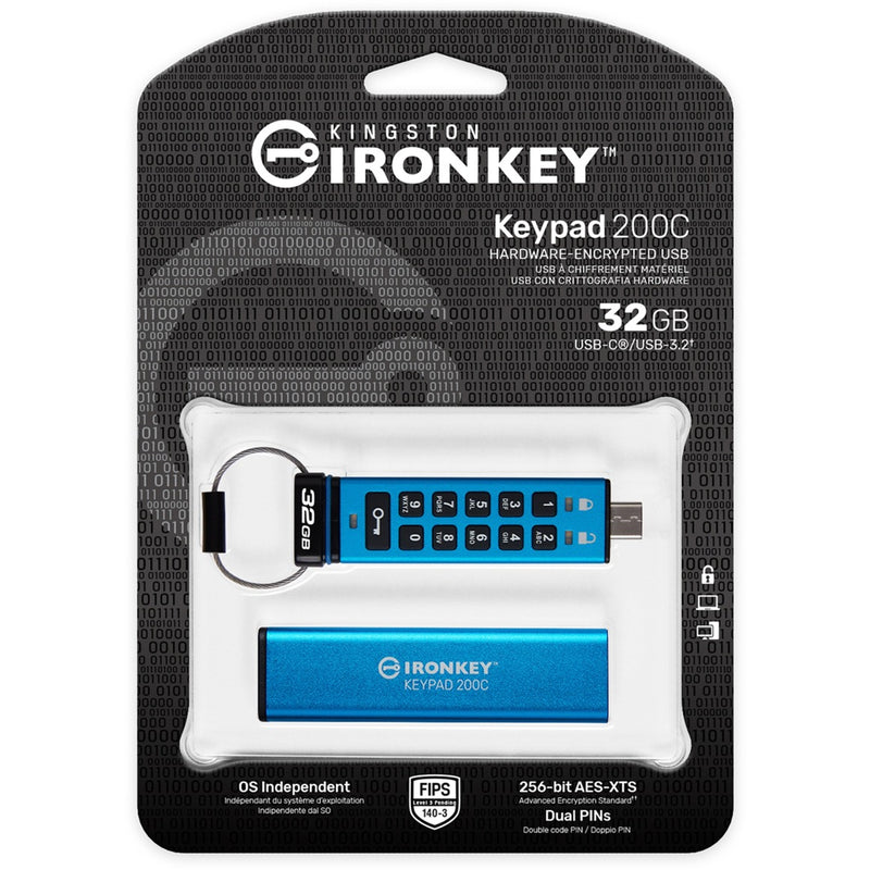 Load image into Gallery viewer, Kingston ironkey keypad 200 32 gb
