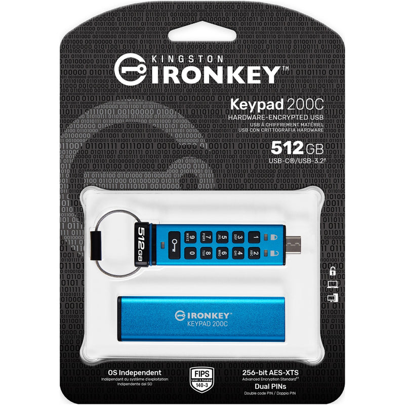 Load image into Gallery viewer, Kingston IronKey Keypad 200 512 GB
