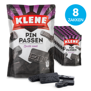Klene pinpassen - drop - zoet - 8x210gr