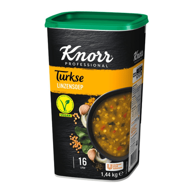 Knorr turkse linzensoep (16 liter)