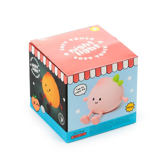 Foodiemals perzik led nachtlamp telefoonhouder