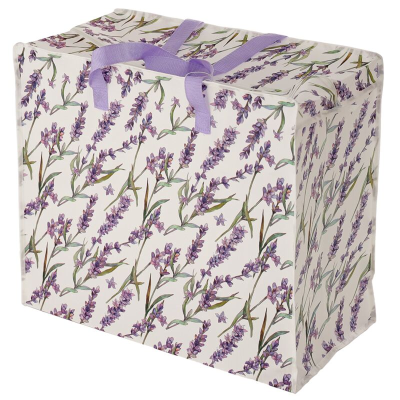 Load image into Gallery viewer, Lavendel velden - waszak opbergtas met rits
