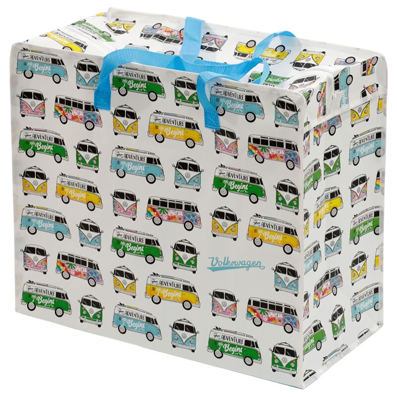 Load image into Gallery viewer, Volkswagen busje vw t1 surf summer - waszak opbergtas met rits
