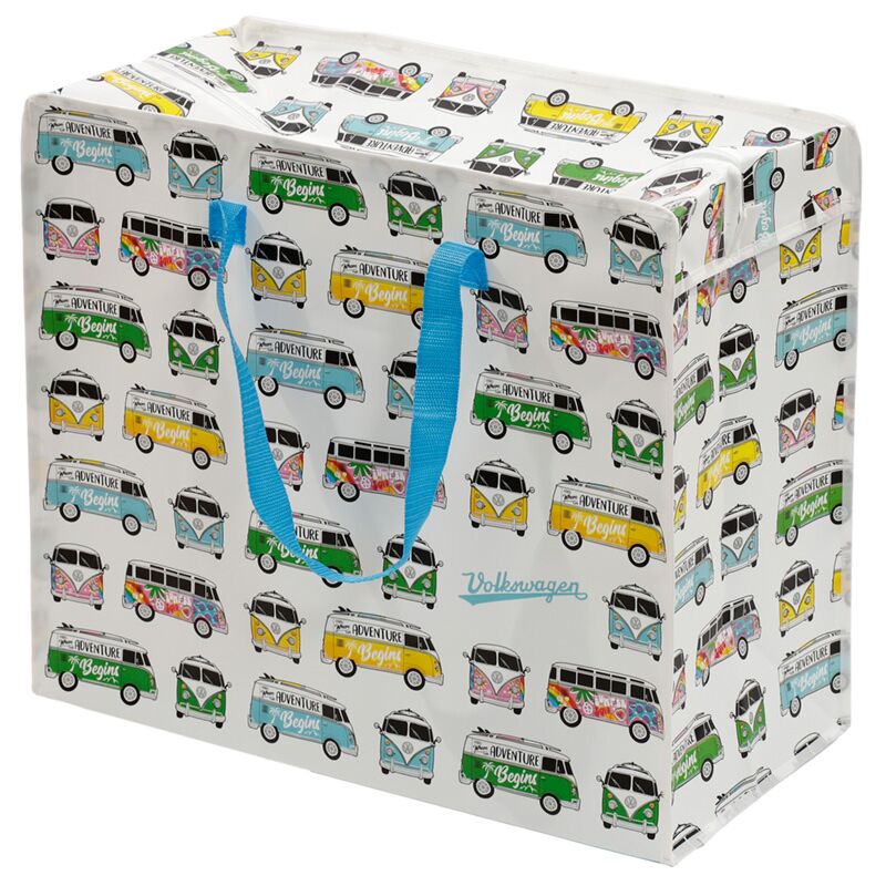 Load image into Gallery viewer, Volkswagen busje vw t1 surf summer - waszak opbergtas met rits
