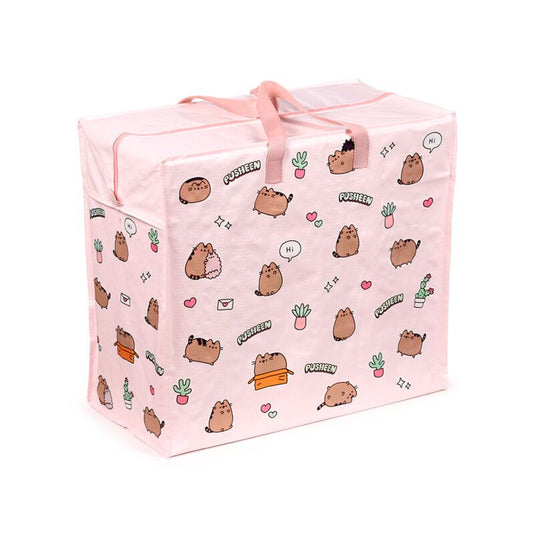 Union pusheen de kat planten - waszak opbergtas met rits