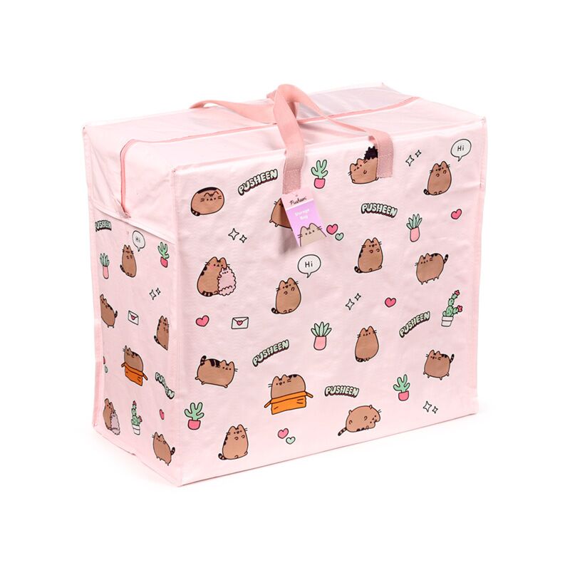 Load image into Gallery viewer, Union pusheen de kat planten - waszak opbergtas met rits
