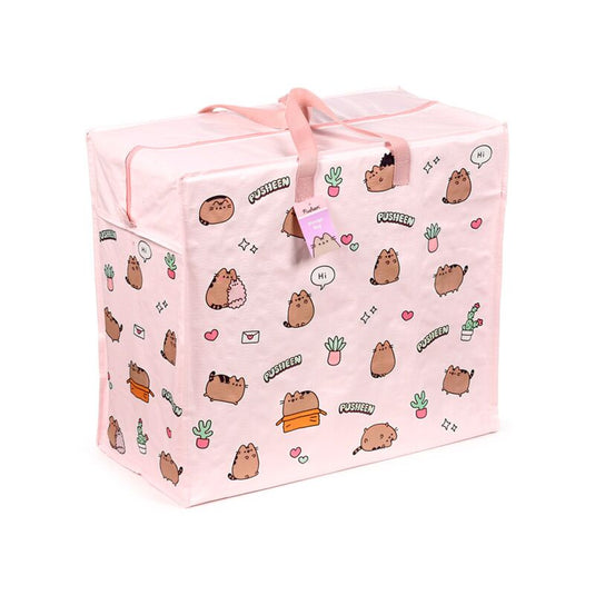 Union pusheen de kat planten - waszak opbergtas met rits