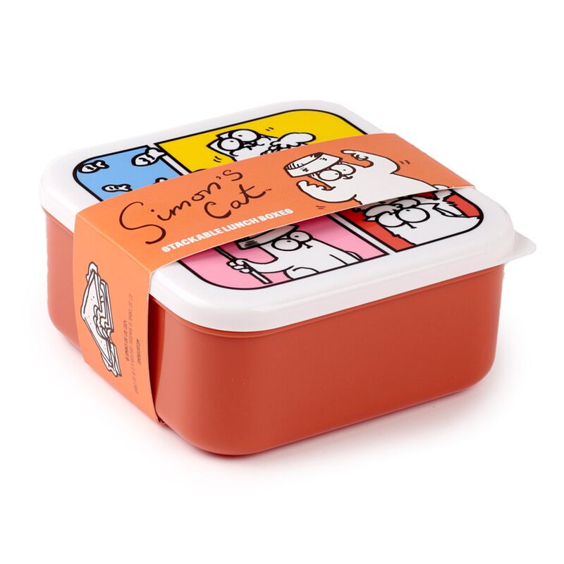 Load image into Gallery viewer, Set 3 lunch box m l xl - simon's cat 2024
