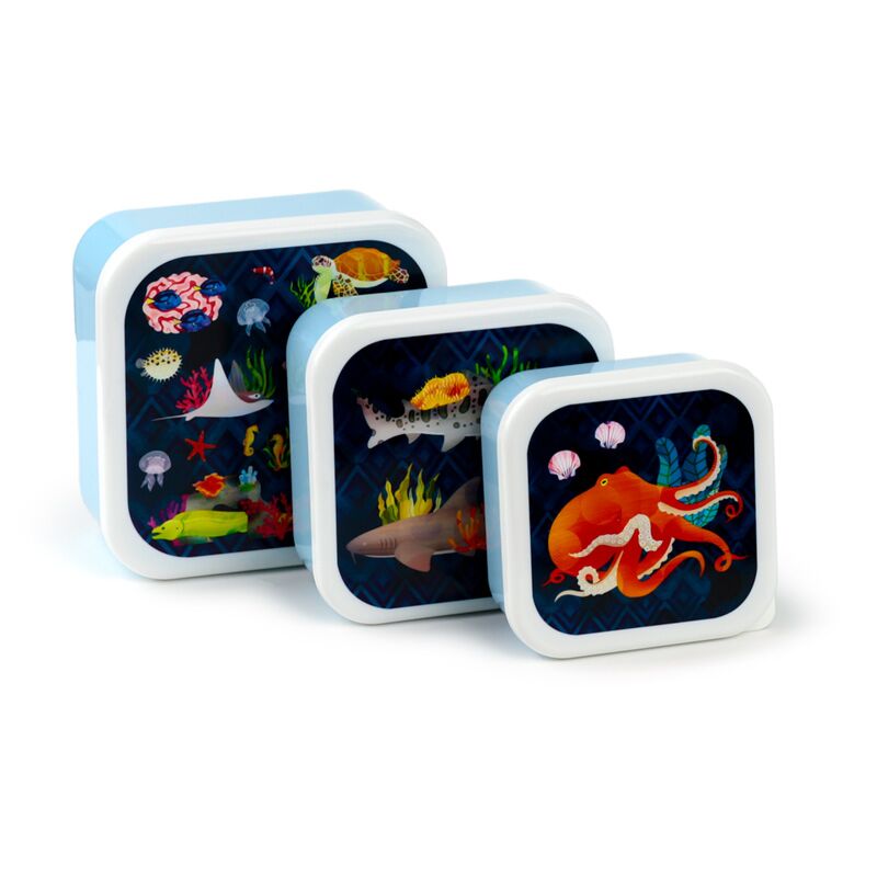 Load image into Gallery viewer, Set 3 lunch box m l xl - marine kingdom

