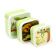 Set 3 lunch box m l xl tropische boomkikker