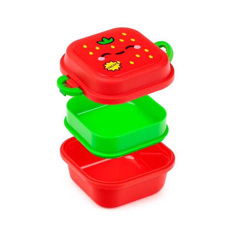 Load image into Gallery viewer, Elidi de aardbei foodiemals clip bento box lunchtrommel
