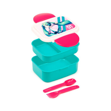 Union hatsune miku clip bento box lunchtrommel bestek