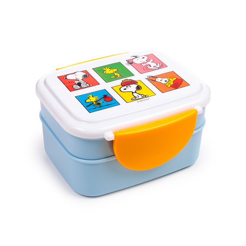 Load image into Gallery viewer, Union peanuts snoopy woodstock clip bento box lunchtrommel bestek

