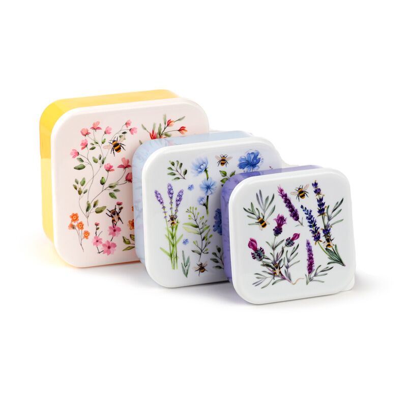 Load image into Gallery viewer, Set 3 lunch box m l xl - nectar meadows bij
