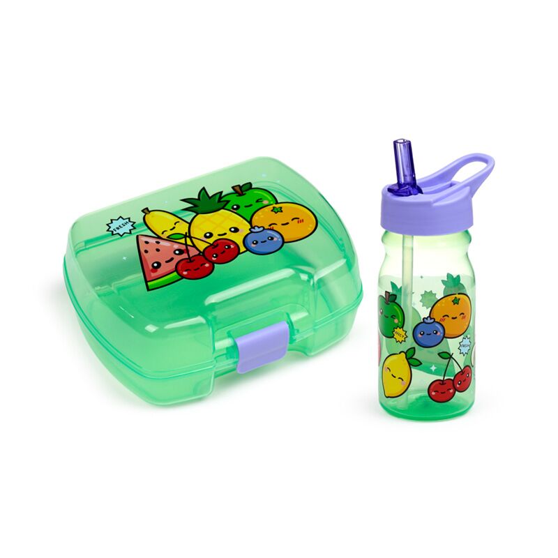 Load image into Gallery viewer, Foodiemals lunchbox drinkfles set
