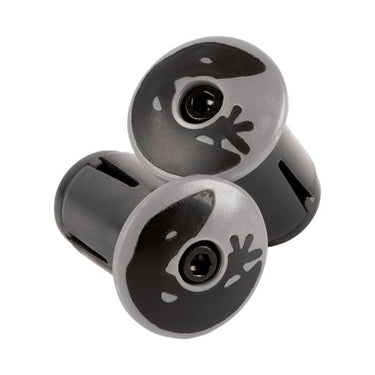 Lizard skins dsp bar tape plugs - cool gray