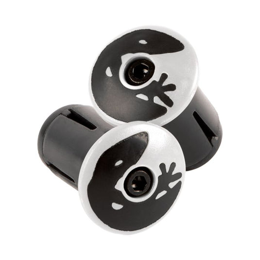 Lizard skins dsp bar tape plugs - diamond white
