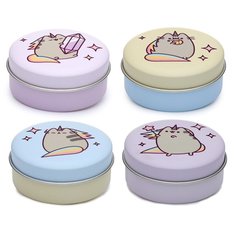 Load image into Gallery viewer, Union pusheen kat pusheenicorn lipbalsem in blik
