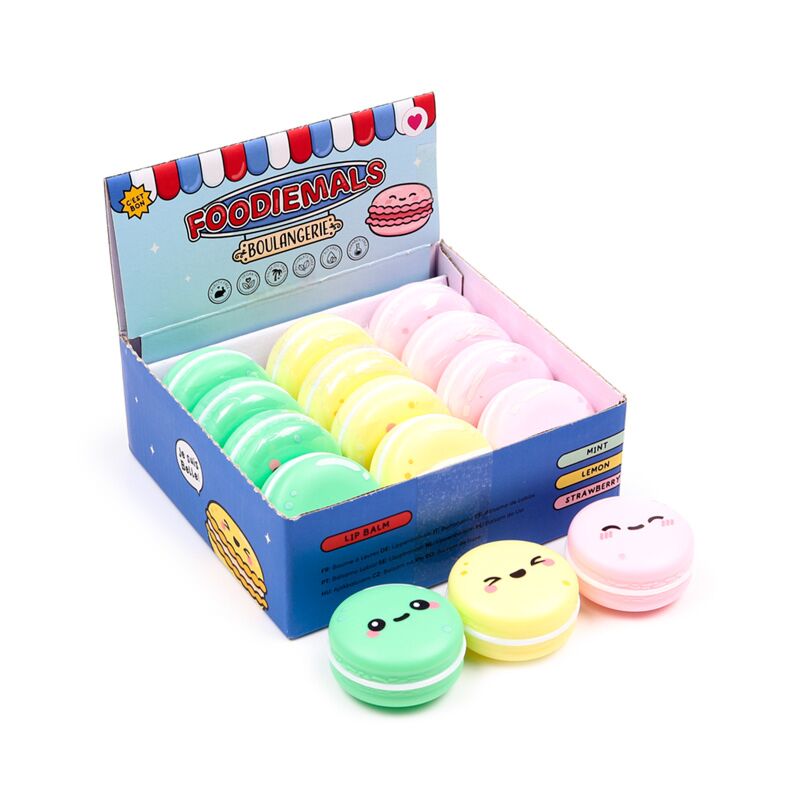 Load image into Gallery viewer, Foodiemals boulangerie lipbalsem macaron
