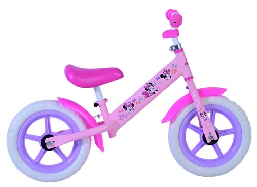 Disney loopfiets staal minnie roze