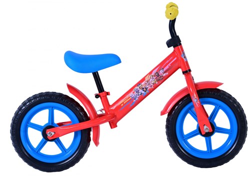 Loopfiets staal paw patrol rood