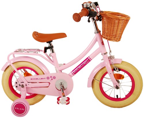 Volare 12 fiets excellent roze transportfiets 51226
