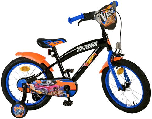 Ngk hot wheels 16 inch fiets zwart oranje blauw 31656