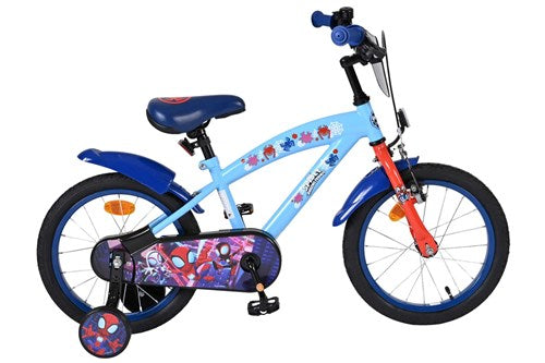 Spidey und seine tollen freunde spidey kinderfiets - jongens - 16 inch - blauw