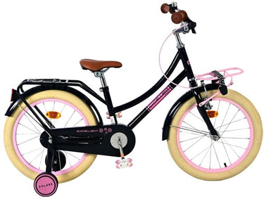 Volare excellent kinderfiets - meisjes - 18 inch - zwart