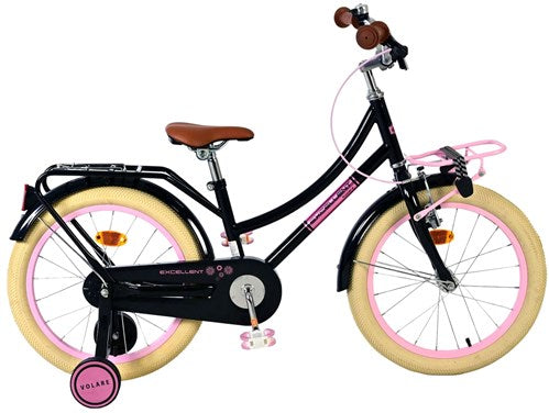 Load image into Gallery viewer, Volare excellent kinderfiets - meisjes - 18 inch - zwart
