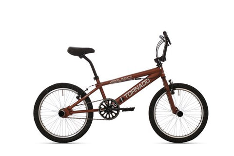 Tornado 20 inch freestyle bicycle sparkling brown matt 2000031