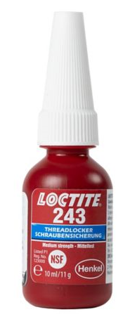 Loctite borgmiddel 243 10ml (medium)
