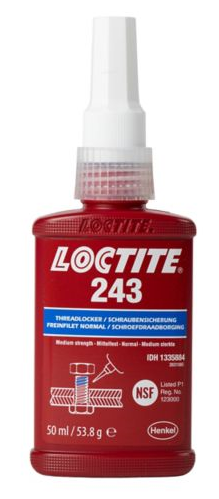 Loctite borgmiddel 243 50ml (medium)