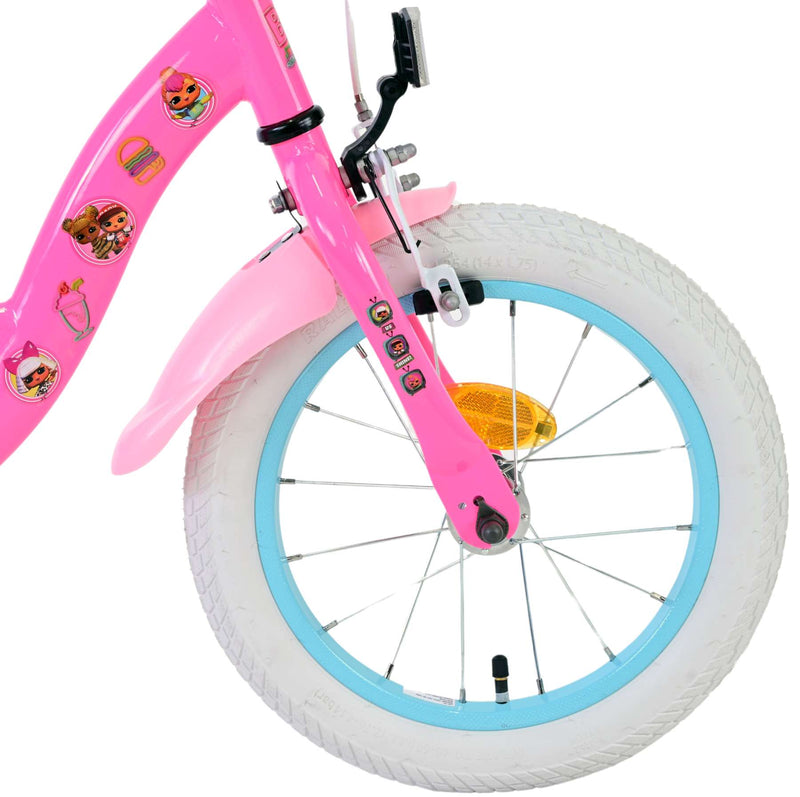Load image into Gallery viewer, Lol surprise kinderfiets - meisjes - 14 inch - roze
